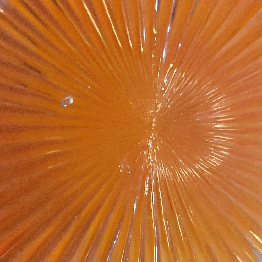 Fluted Scalloped Edge Bread & Butter Place Clear Vintage